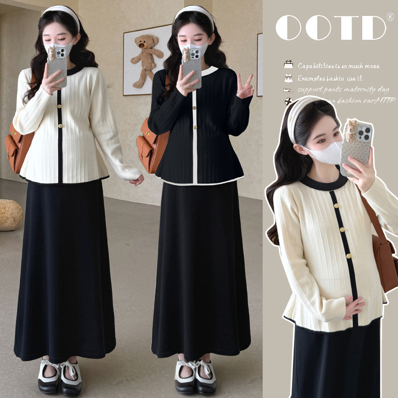 Maternity Wear - Maternity Suit 2026 Spring Autumn French