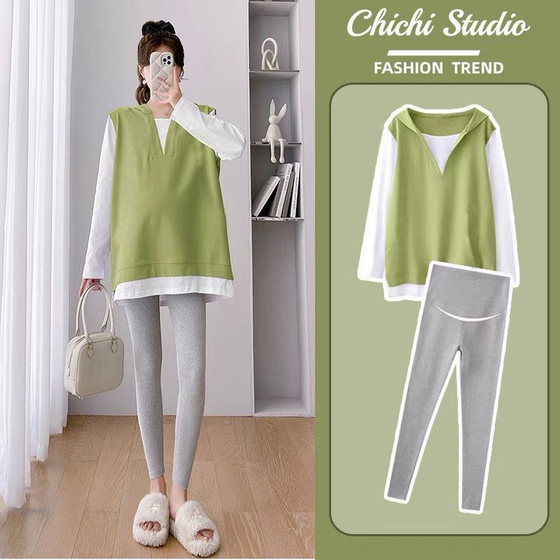 2026 New Maternity 2 Piece Out - Maternity Wear ulasan dan harga
