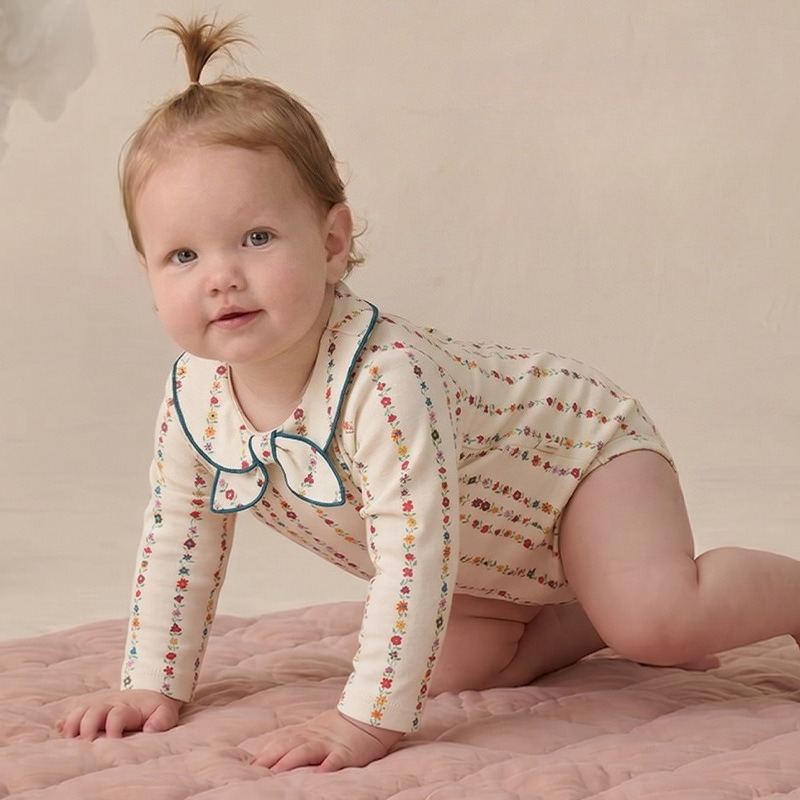 0-24M Flower Girls Romper Prin - Newborn Baby Girl Romper Floral ulasan dan harga