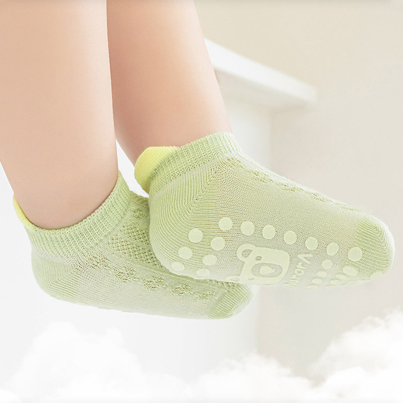5 Pairs Kids Non-Slip Socks Cu - Unisex Baby Socks Non Slip ulasan dan harga