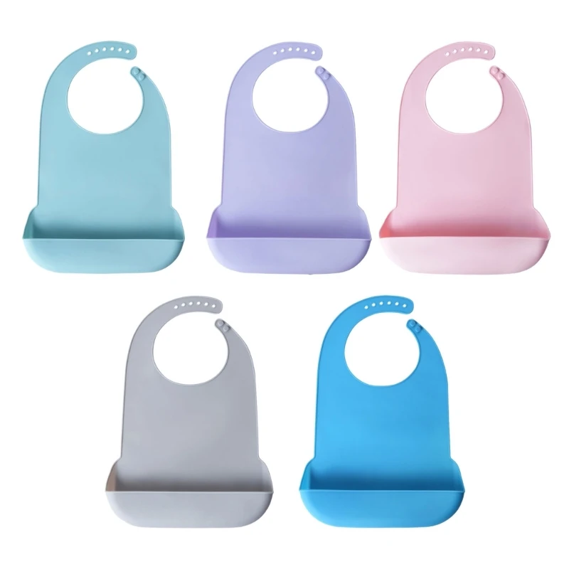 Adults Waterproof Anti-oil Sil - Waterproof Baby Bibs Silicone ulasan dan harga