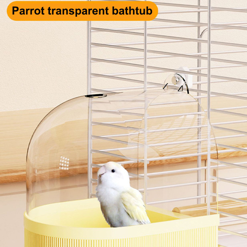 Parrot transparent bathtub. It - Feeding ulasan dan harga