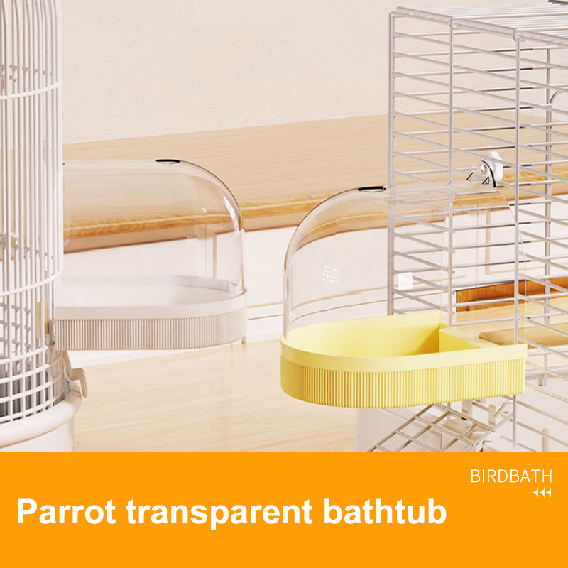 Parrot transparent bathtub. It - Feeding ulasan dan harga